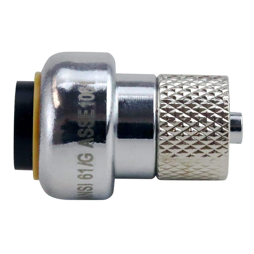1/4 in. (3/8 in. ) x 1/4 in. Chrome Compression Stop Valve Connector price history on PriceWatchPro