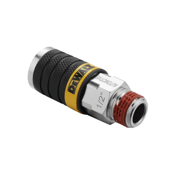 DEWALT 1/2 in. MNPT x 1/2 in. Body Automotive Coupler DXCM036-0237