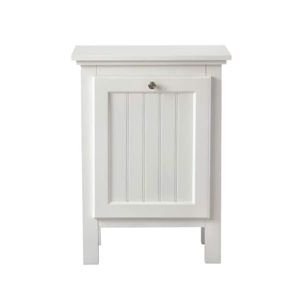 Home Decorators Collection Ridgemore 20 in. W Slide-Out Drawer Hamper in White