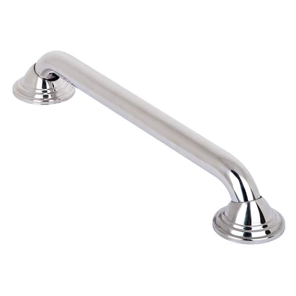 Utopia Alley Decorative Shower Safety Grab Bar, Polished Stainless Steel, 16 in.