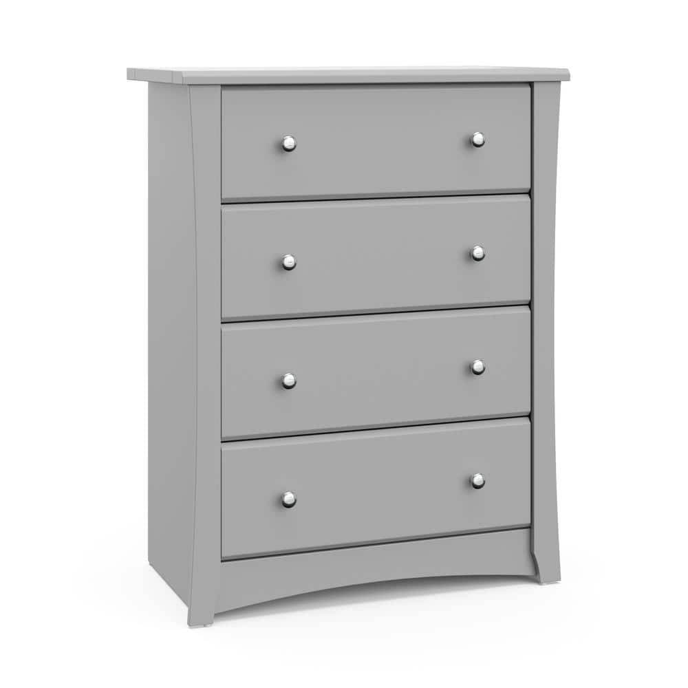 4-Drawer Crescent Pebble Gray Dresser -  Storkcraft, 03664-30F