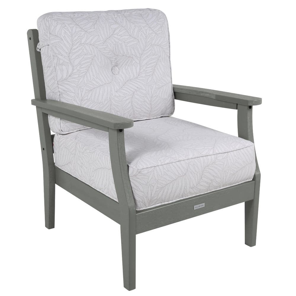 Lehigh Coastal Teak Recycled Plastic Outdoor Deep Seating Chair with Sunbrella Lively Parchment Cushion price history on PriceWatchPro