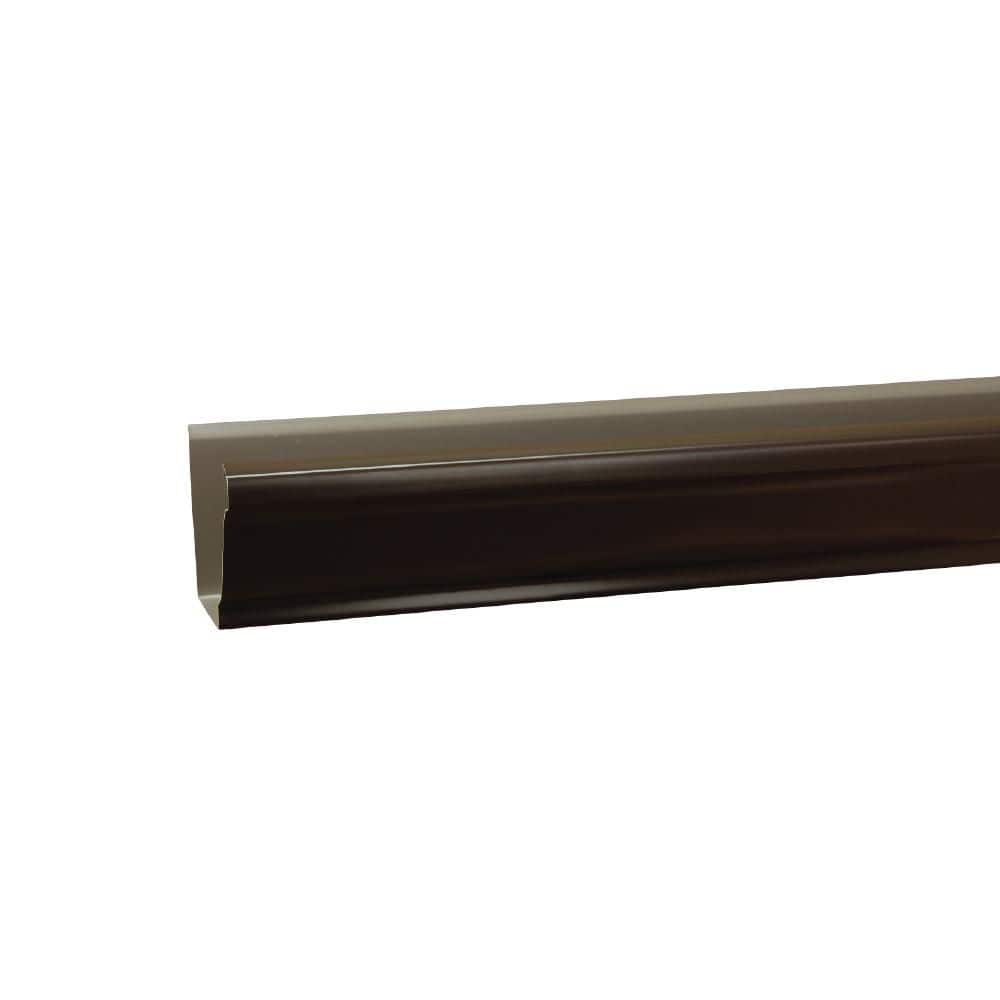 5 in. x 10 ft. Musket Brown Aluminum K-Style Gutter price history on PriceWatchPro