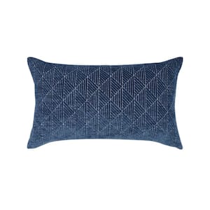 Logan Geometric Woven Reversible Lumbar 24 in. x 14 in. Pillow