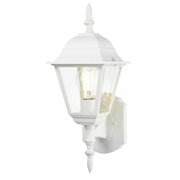 Acclaim Lighting Builder's Choice Collection 1-Light Textured White Outdoor Wall Lantern Sconce