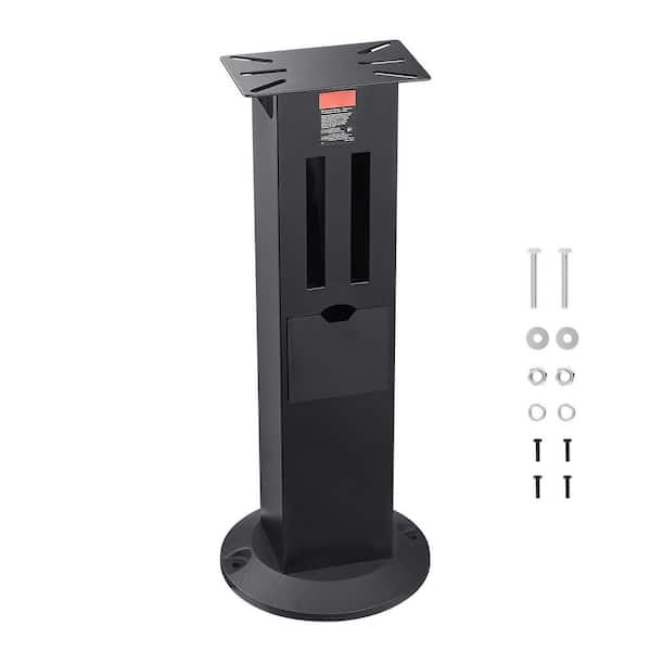 Bench Grinder Stand, Heavy-Duty Bench Grinder and Vise Floor Pedestal with 11 in. x 6.7 in. Mounting Plate