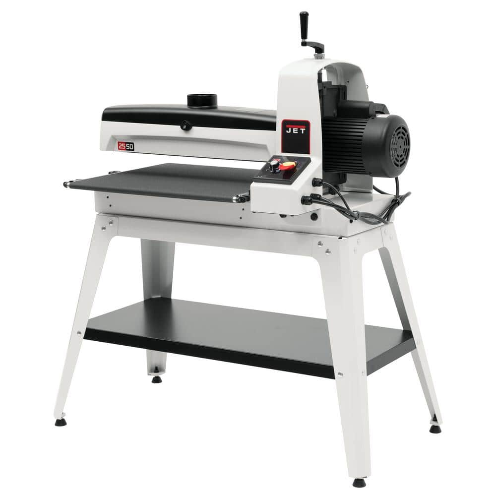 Jet 25 in./50 in. Drum Sander with Open Stand, 115-Volt JWDS-2550 ...