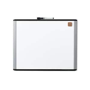MOD Magnetic Dry Erase Board 20 in. x 16 in. Black and Gray Frame
