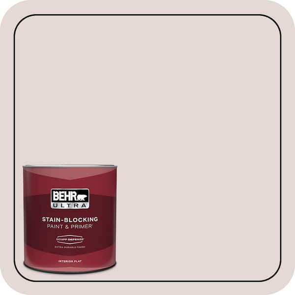 BEHR ULTRA 1 qt. #120E-1 Dreamy White Extra Durable Flat Interior Paint & Primer