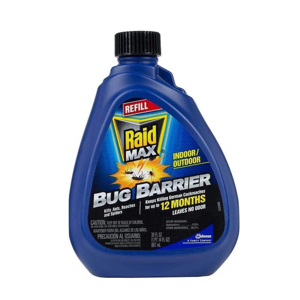Raid Max 30 oz. Bug Barrier Refill SCJ608415 The Home Depot