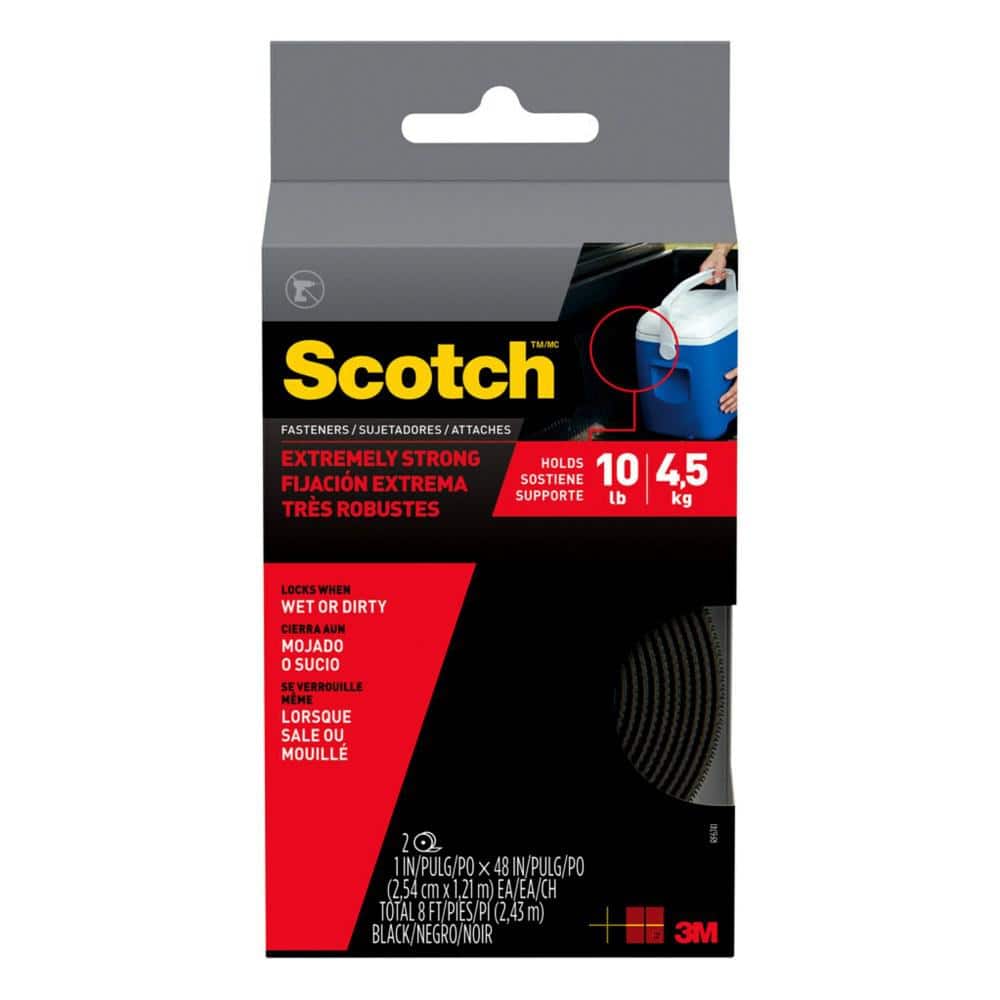 Scotch-Fix Ruban Adhésif Double Face de fixation Extrême pour Extérieur, 19 mm x 1,5 m & Pattex Ni Clou Ni Vis Fix Multi Matériaux Intérieur & Extérieur, colle de fixation