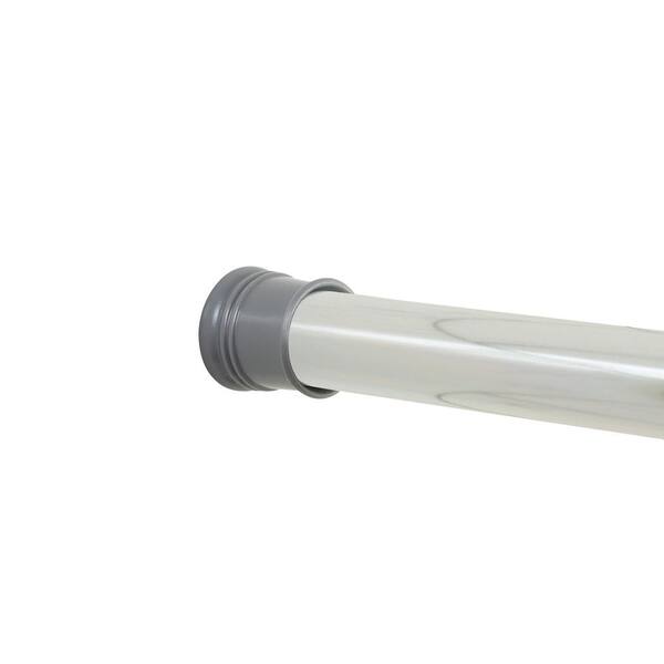 ProPlus 44 in. to 72 in. Adjustable Tension Shower Rod in Chrome
