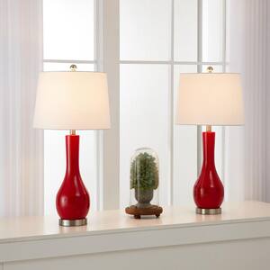 Sacramento 28 .5" Red Table Lamp Set with USB (Set of 2)
