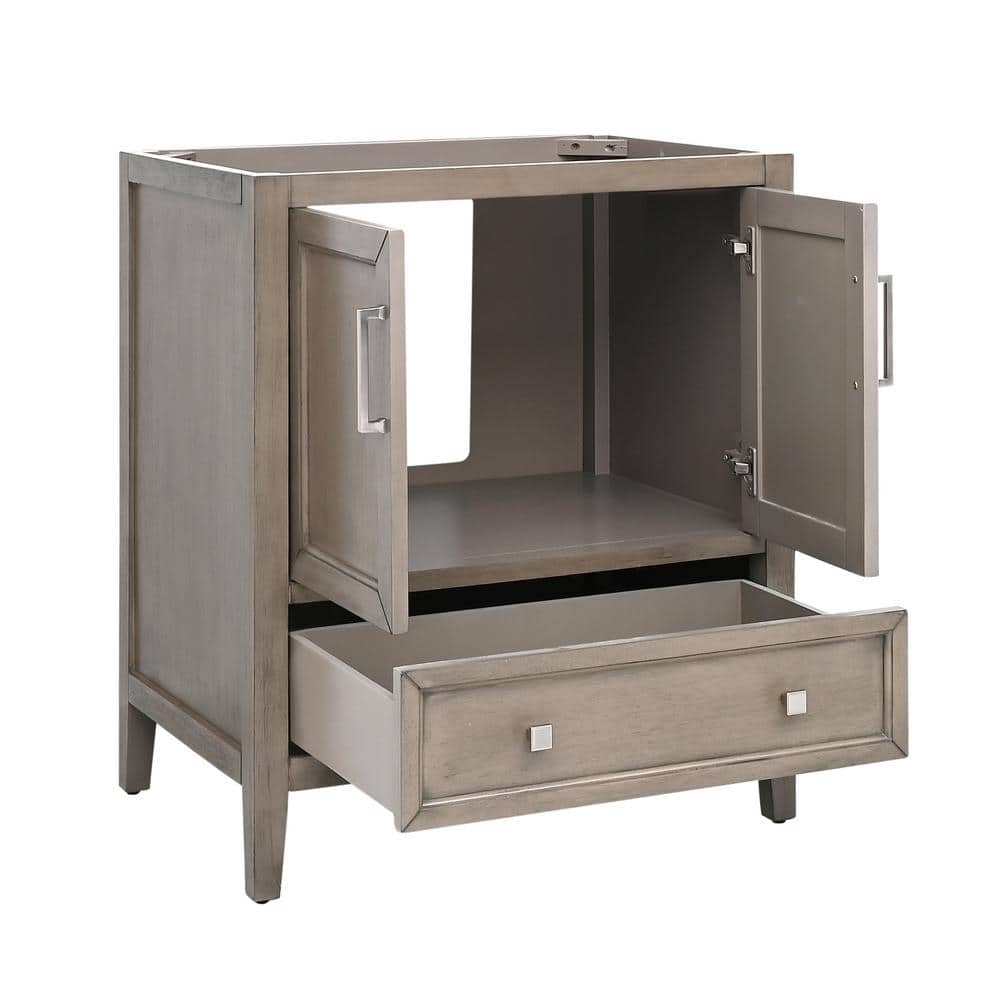 Everette 30'' Gray Oak Single Bathroom Vanity Base