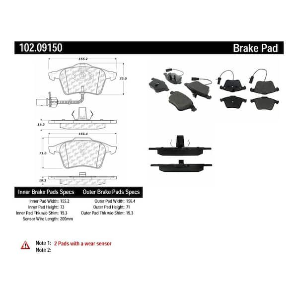 Centric Parts Disc Brake Pad Set