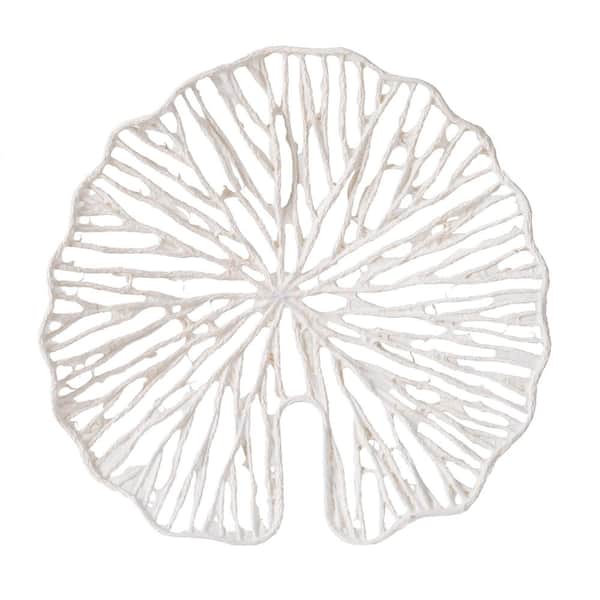 Seasonal Abode Inc Jay White Iron Large Wall Decor 45160 The Home Depot