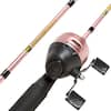 Wakeman Outdoors Swarm Series Spincast Rod and Reel Combo in Rose
