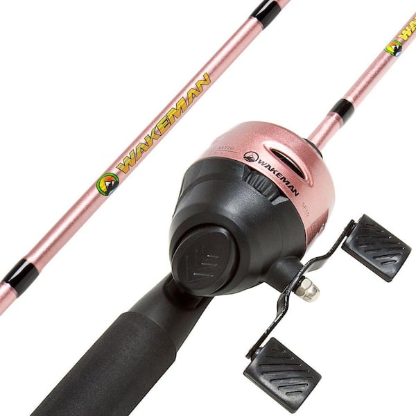 Kids Fishing Pole Pink 40 Set - Fishing Rod and Reel Combos