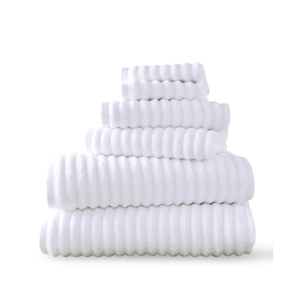 Mason 100% Cotton 6-Piece Towel Set White price history on PriceWatchPro