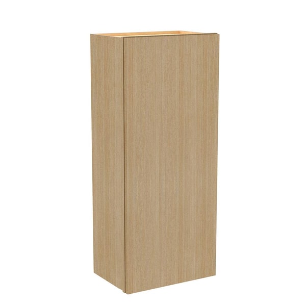 Home Decorators Collection Hargrove 21 in. W x 12 in. D x 42 in. H Assembled Plywood Wall Kitchen Cabinet in Vanguard Oak with Soft Close