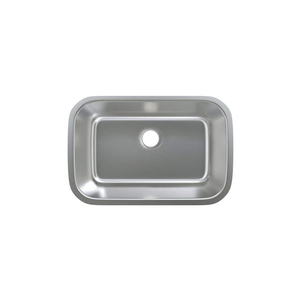 Toulouse 27 x 18 Stainless Steel Single Basin Undermount Kitchen Sink