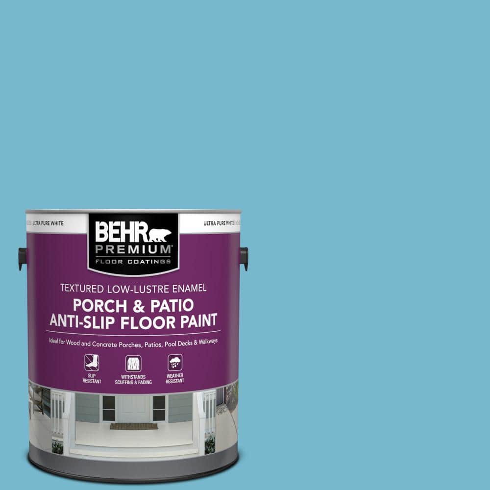 1 gal. #M480-4 Below Zero Textured Low-Lustre Enamel Interior/Exterior Porc