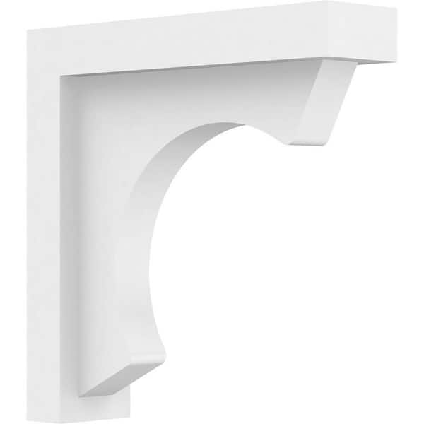 Ekena Millwork Standard Emerson 2 in. W x 8 in. H x 8 in. D Signature Urethane Polyurethane Bracket