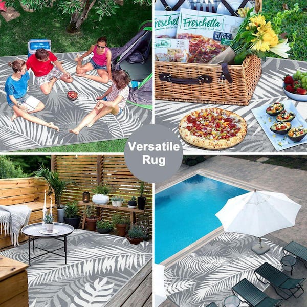 MOEPISY Outdoor Rug 10'x8' Waterproof for Patios Clearance