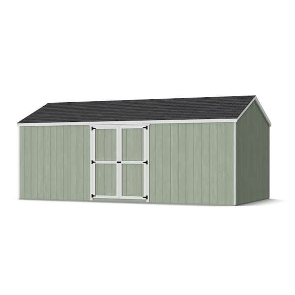Value Gable 10 ft. x 20 ft. Outdoor Wood Storage Shed with Side Entry and Floor Do-It-Yourself Kit (200 sq. ft. )