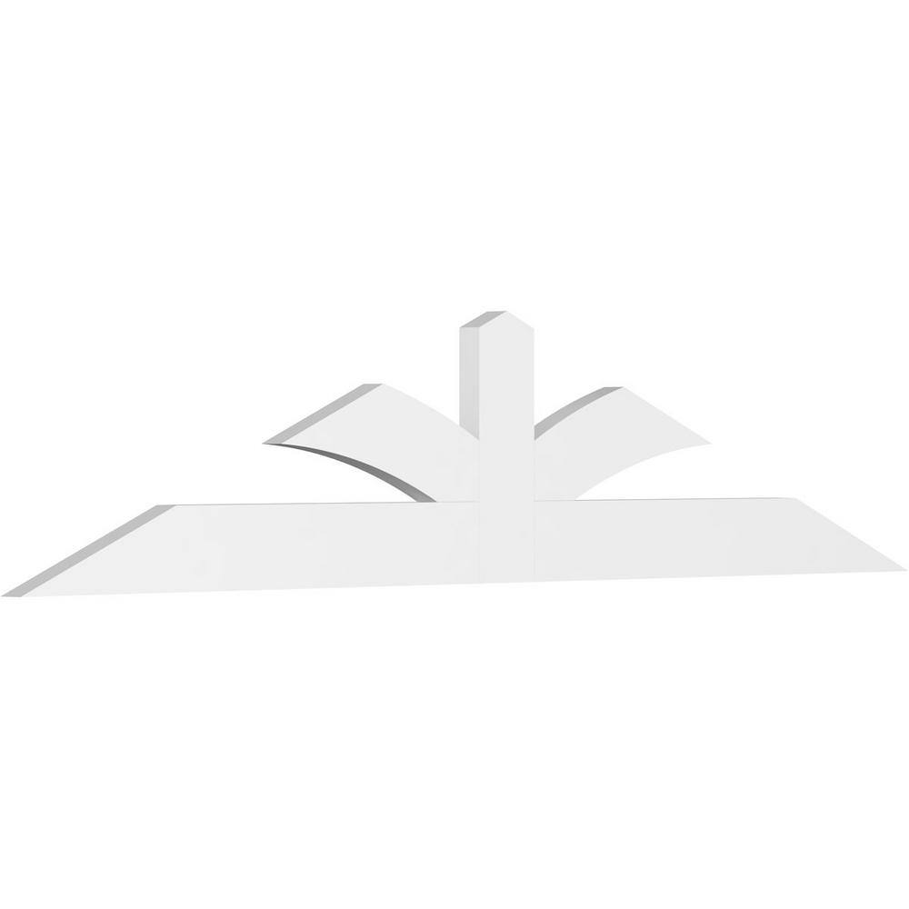 96 in. W x 20 in. H x 2 in. D x 6 in. F, 5/12 Pitch, Richland Signature Urethane Gable Bracket, Primed Tan price history on PriceWatchPro
