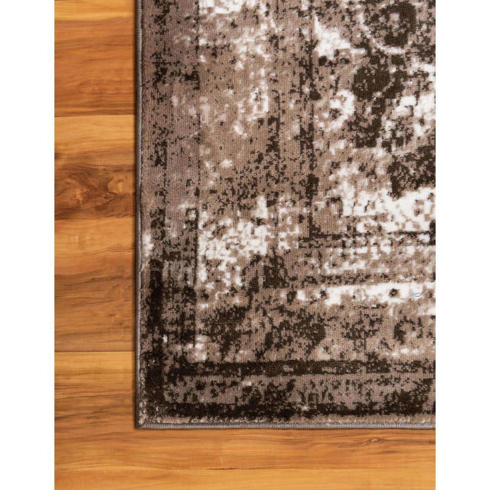 Sofia Light Brown Rectangular Synthetic Indoor Area Rug