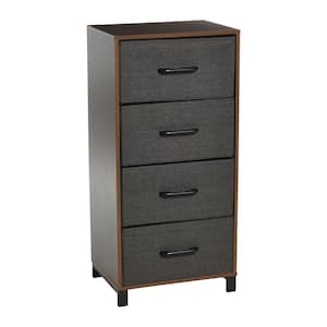 Bedside Collection Walnut Color 33.3 in. Accent Cabinet