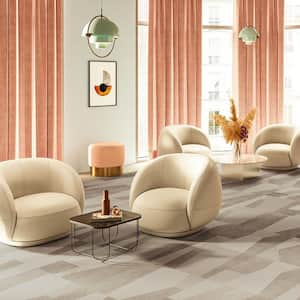 Rumor Taupe 23.62 in. x 23.62 in. Matte Porcelain Floor and Wall Tile (11.62 sq. ft./Case)