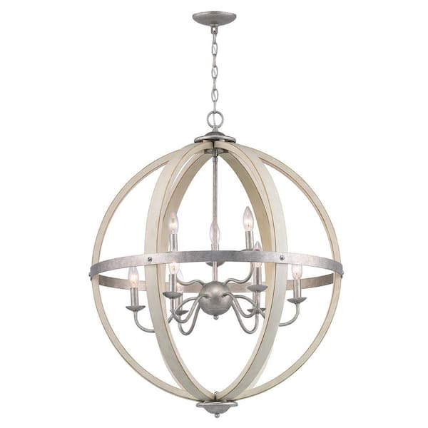 Galvanized chandelier store