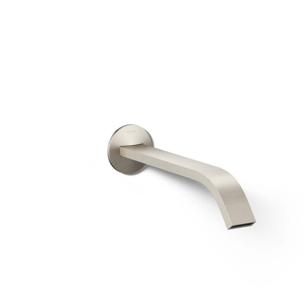 Components 1.2 GPM Wall-Mount Bathroom Sink Faucet Spout in Vibrant Brushed Nickel price history on PriceWatchPro