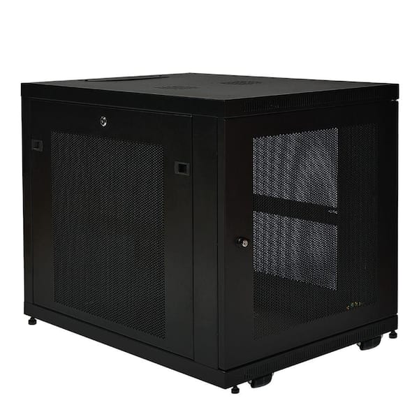 Tripp Lite 12U Rack Enclosure Server Cabinet Doors and Sides 300 lb. Capacity