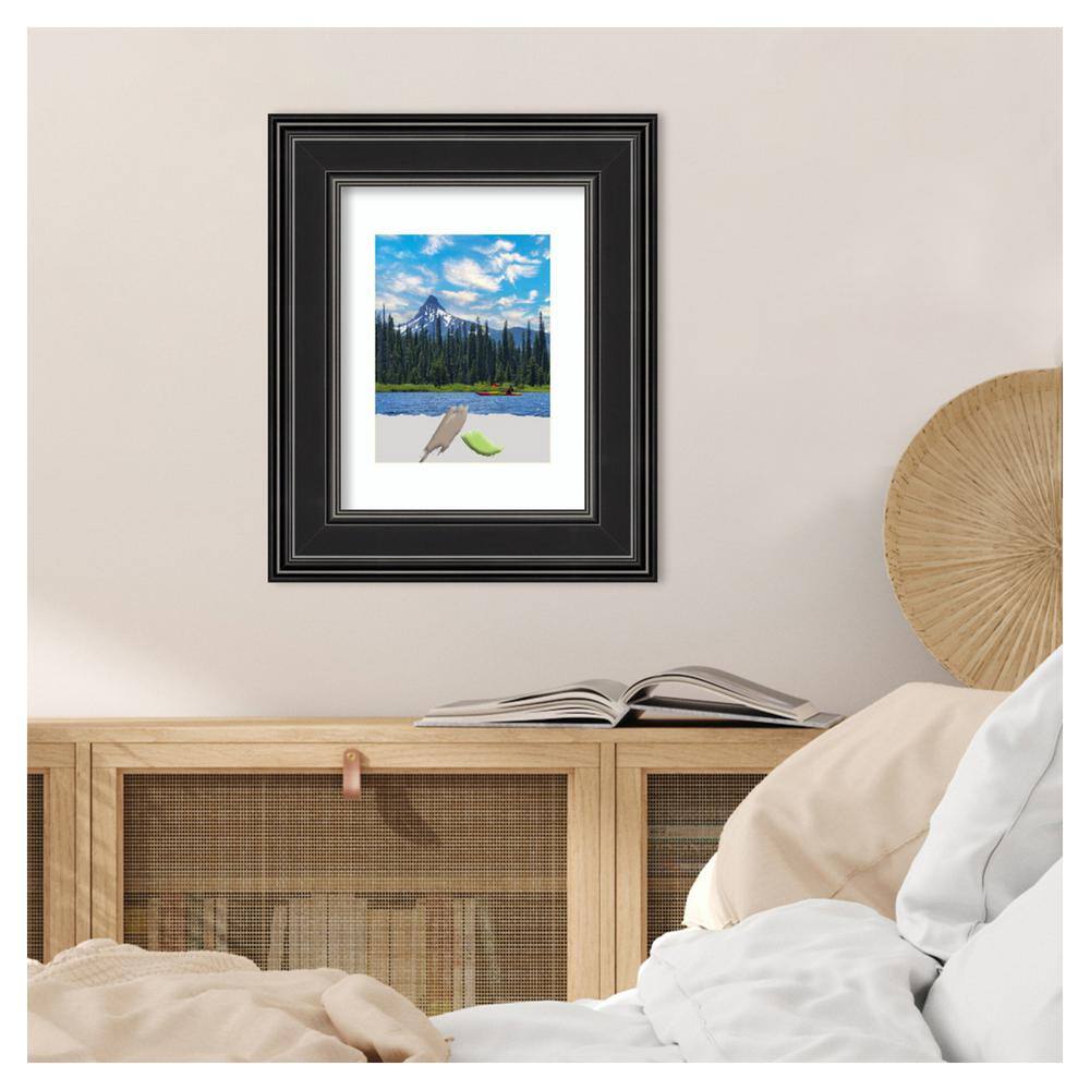 Ridge Black 17x20 Classic Plastic Wall Picture Frame
