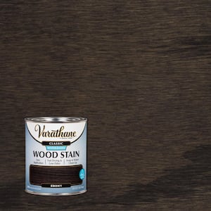 1 qt. Ebony Classic Water-Based Interior Wood Stain (2 Pack)