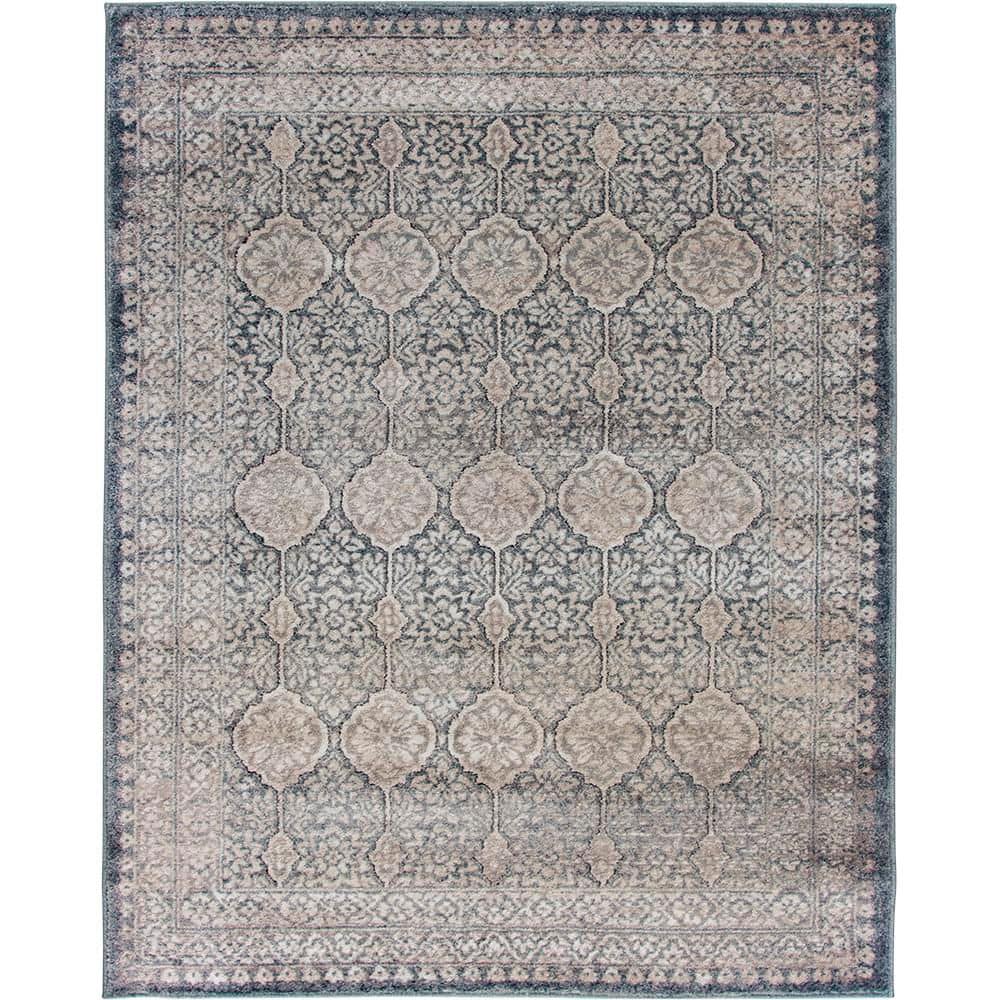 Morrow 8 ft. x 10 ft. Light Blue/Light Gray Area Rug price history on PriceWatchPro