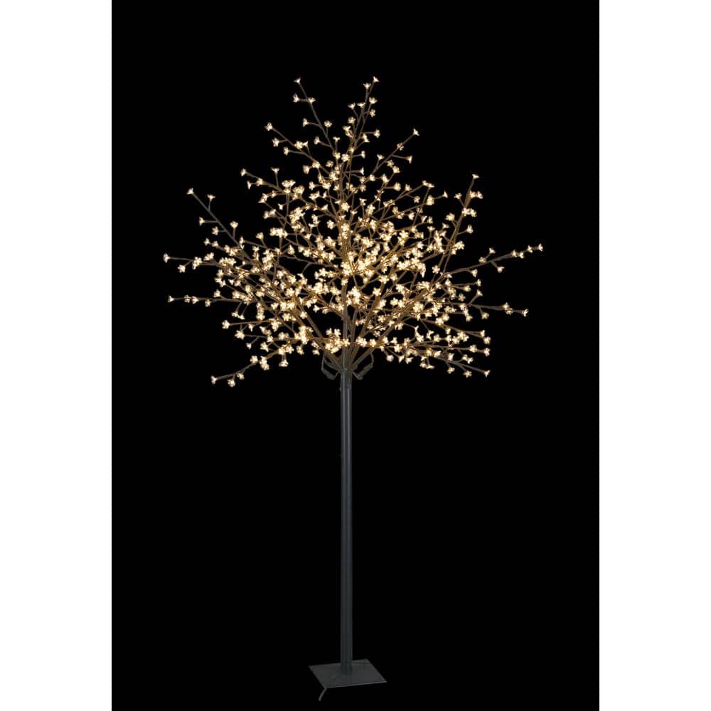 speak Emperor In need of Lightshare 8 ft. Pre-Lit LED Cherry Blossom City Tree with 600 Warm White  Lights XTH6008.5FT-WW - The Home Depot
