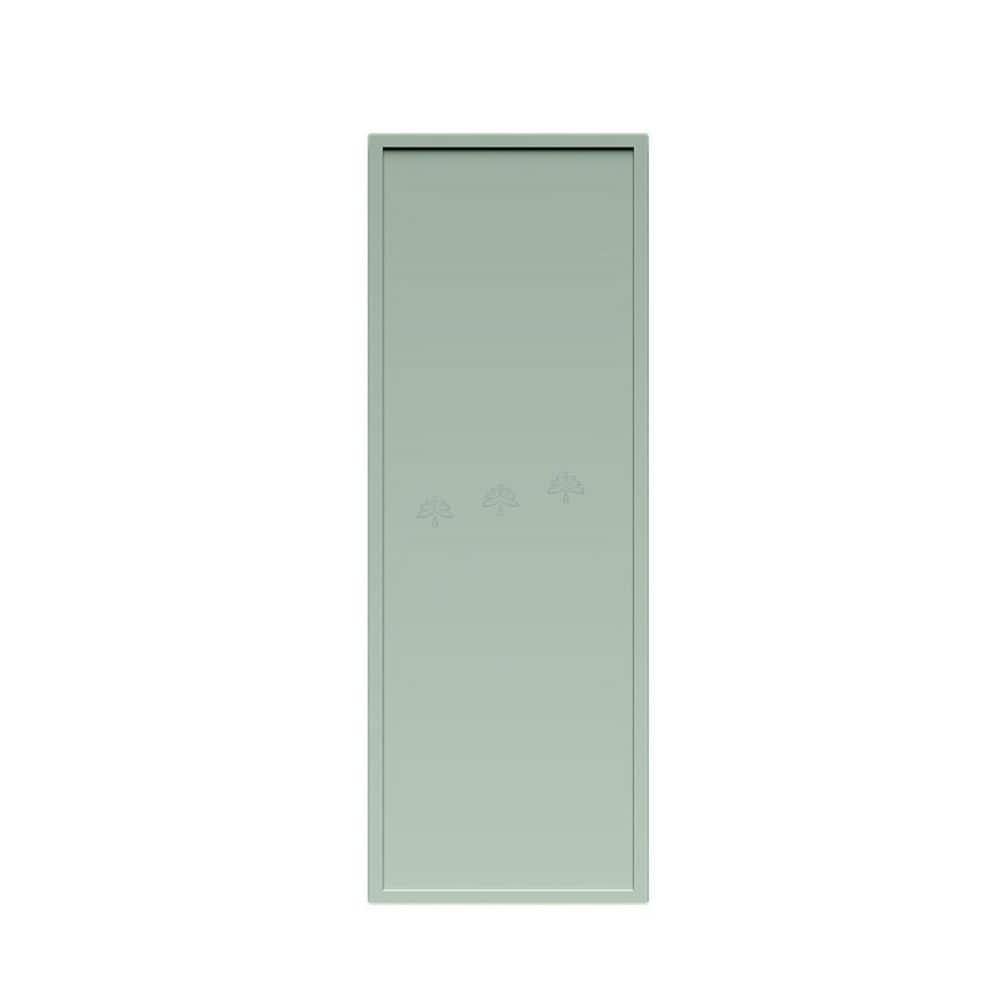 Slim Shaker Assembled 21 in. W x 42 in. H x 12 in. D Wall Kitchen Cabinet in Green price history on PriceWatchPro