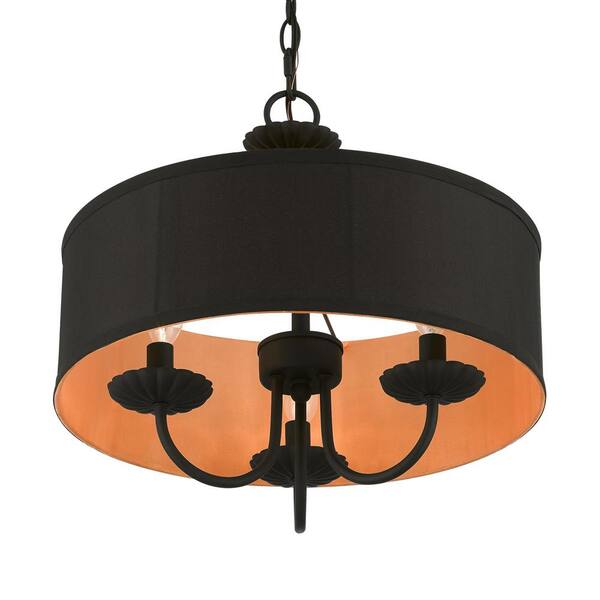 large black pendant chandelier