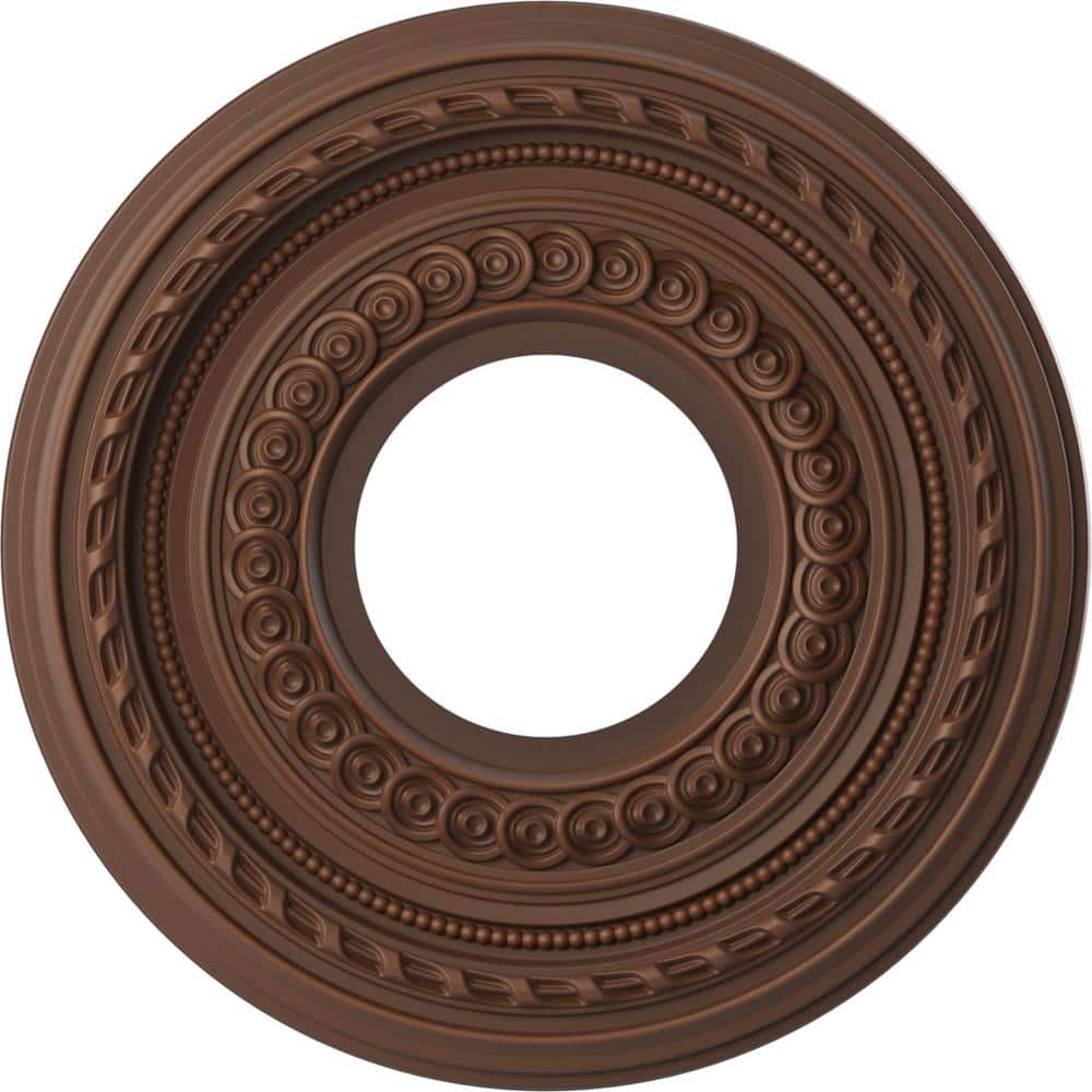 10 in. O.D. x 3-1/2 in. I.D. x 3/4 in. P Cole Thermoformed PVC Ceiling Medallion in Universal Aged Metallic Rust price history on PriceWatchPro