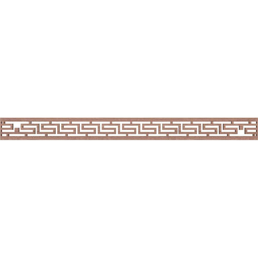 Tulum Fretwork 0.375 in. D x 46.375 in. W x 4 in. L Walnut Wood Panel Moulding price history on PriceWatchPro