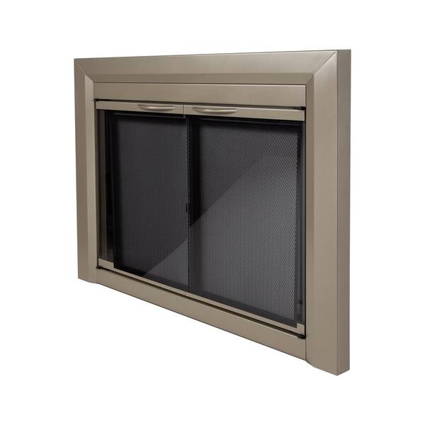 Pleasant Hearth Colby Small Glass, Pleasant Hearth Cb 3300 Colby Fireplace Glass Door