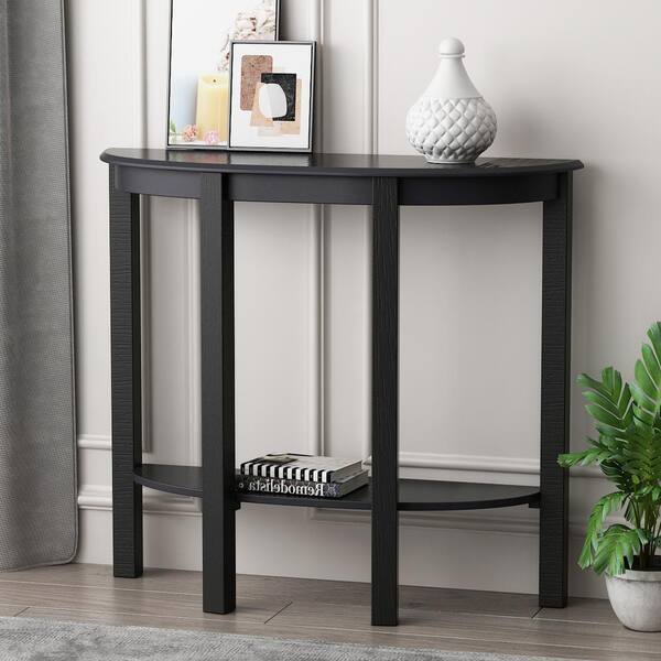 side wall table with storage