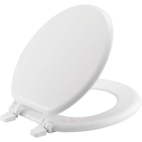 Church Round Closed Front Toilet Seat in White