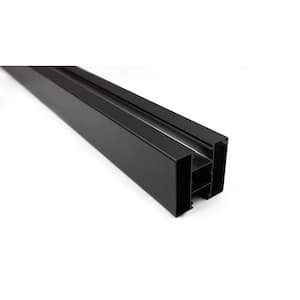 2.75 in. x 2.75 in. x 8 ft. Aluminum 2-Slot In-Line Post Set for Horizontal Composite Fence Panels