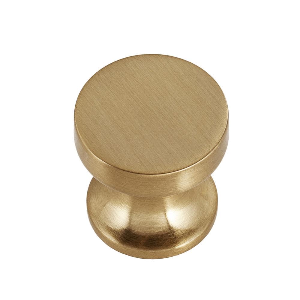 High Desert 1" Satin Brass Round Cabinet Knob