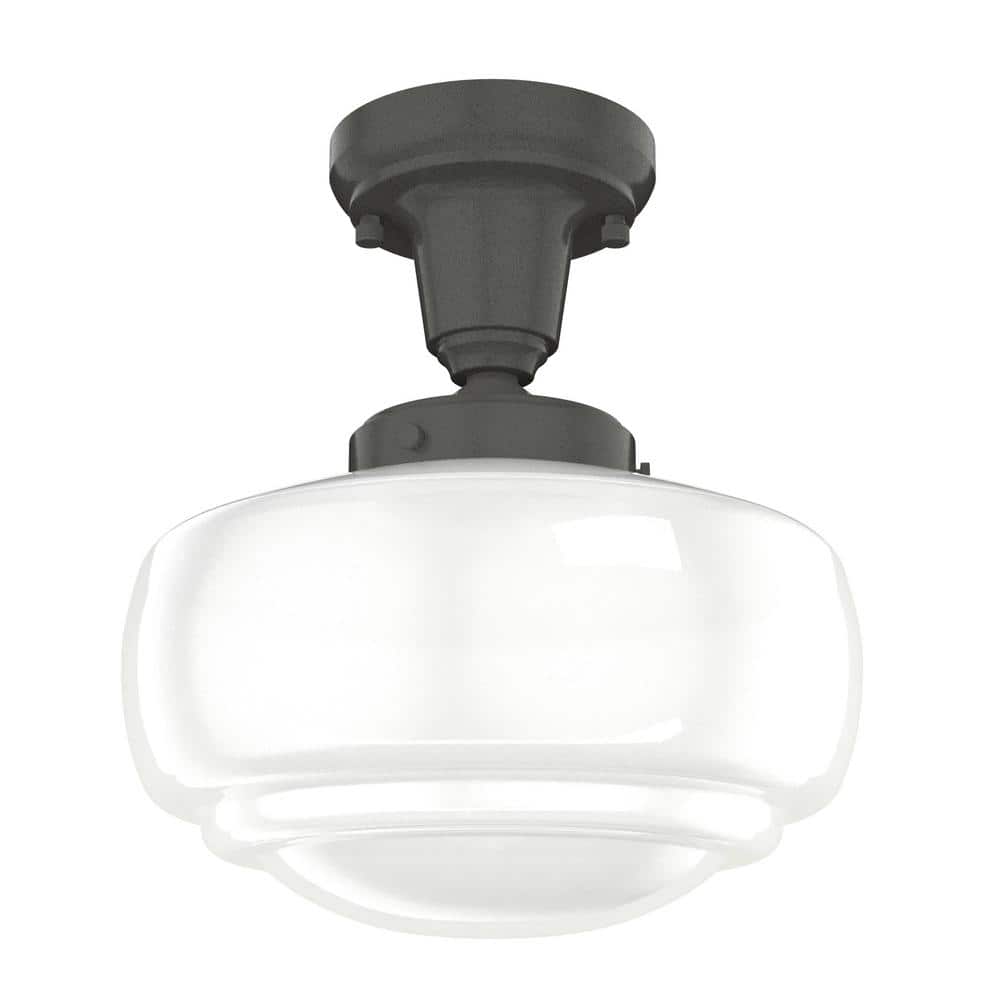 Saddle Creek Noble Bronze Mini Pendant with Brushed Nickel Accents